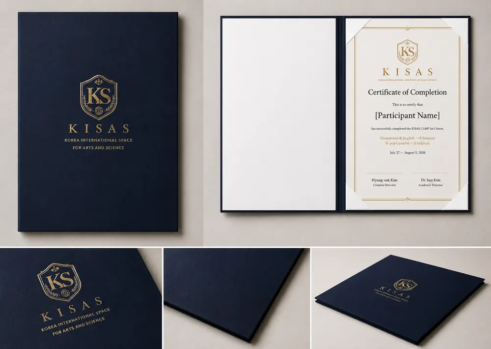 KISAS 수료증 시안 · Certificate of Completion